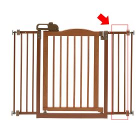 One Touch Gate Extension (Option: Touch Gate II Extension in Brown)
