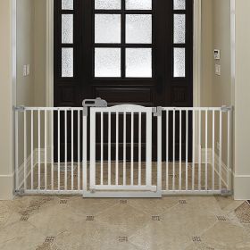 One Touch Gate Extension (Option: Touch Gate II Wide in White)