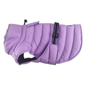 Alpine Extreme Weather Puffer Coat (Color: Soft Plum, size: small)