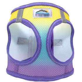 American River Choke Free Dog Harness Ombre Collection (Color: Lemonberry Ice, size: X-Small)