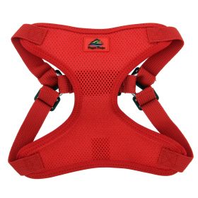 Wrap and Snap Choke Free Dog Harness by Doggie Design (Color: Flame Red, size: medium)