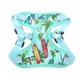 Wrap and Snap Choke Free Dog Harness by Doggie Design (Color: Surfboards and Palms, size: medium)
