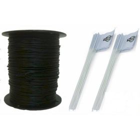 Essential Pet Fence Heavy Duty Wire & Flag Kit (Option: Ground Fence Wire and Flag Kit 1000 Feet)